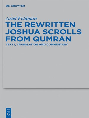 cover image of The Rewritten Joshua Scrolls from Qumran